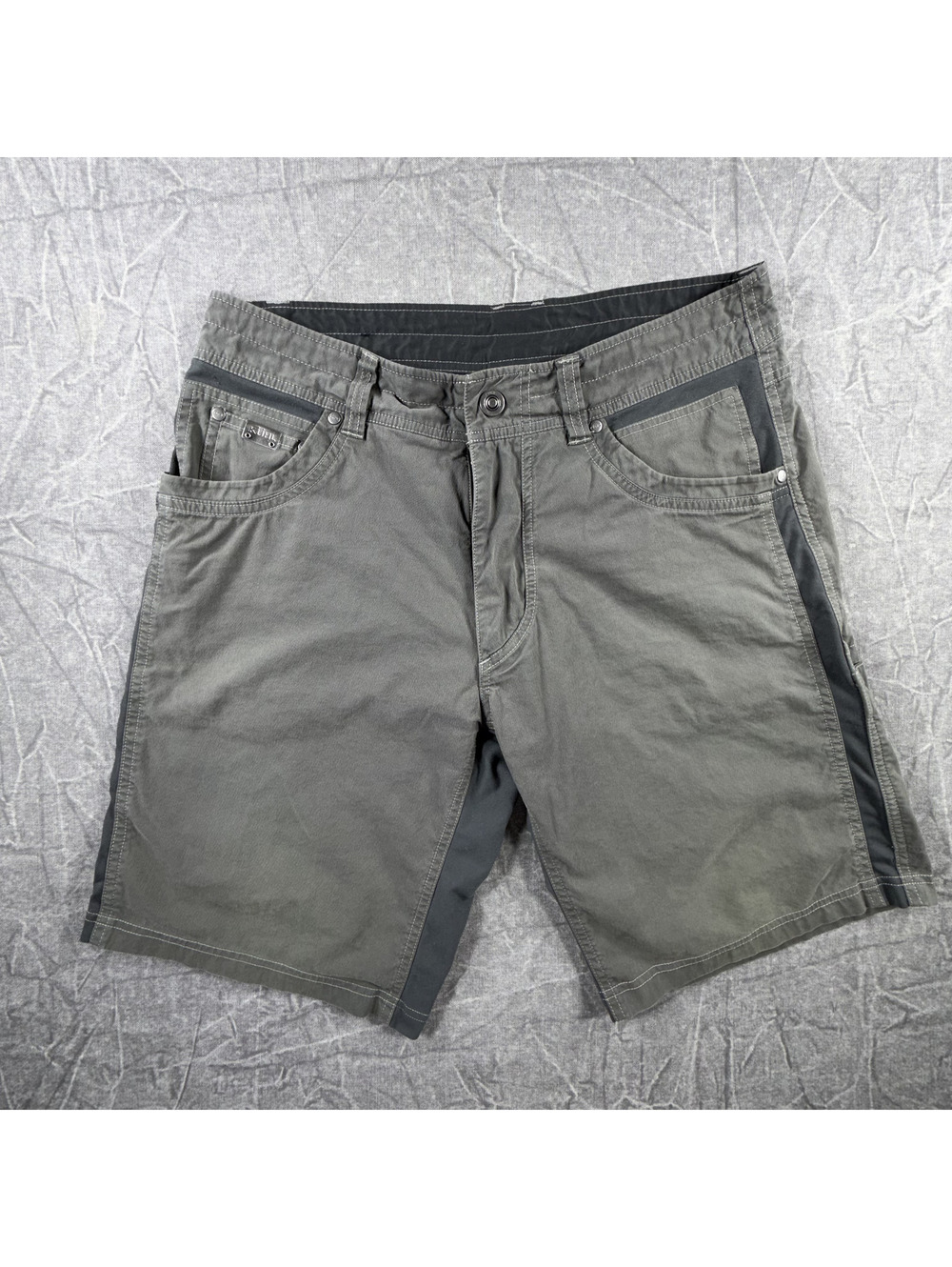 Kuhl Outdoor Utility Hiking Mens 32 Grey Shorts
